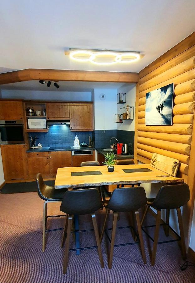 Arc 1950 Grand 2 pieces au coeur du village -Piscine sauna hammam Les Arcs  Extérieur photo